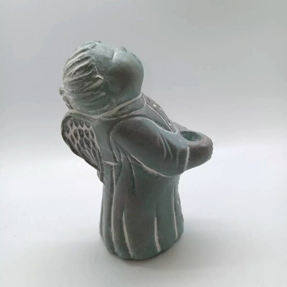 Isabel Bloom 1995 Candle Holder Angel 5" Estate - Picture 6 of 8